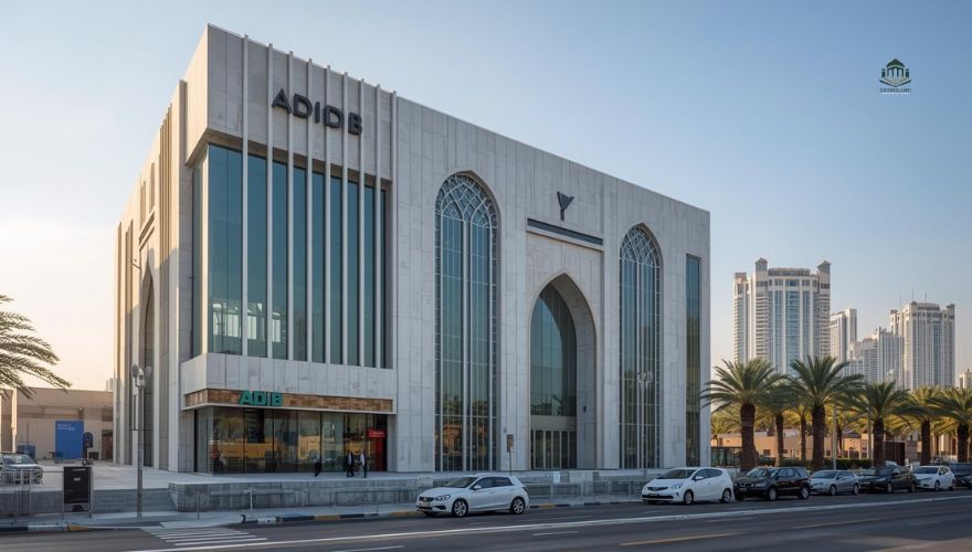 Abu Dhabi Islamic Bank branch exterior view UAE