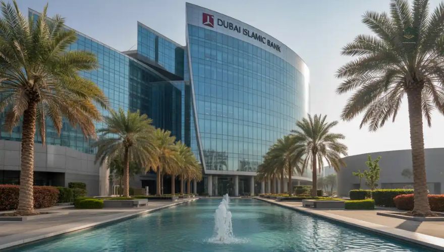 Dubai Islamic Bank headquarters building in UAE