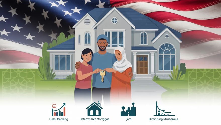 Islamic banks in the USA offering halal mortgage and Sharia-compliant home financing