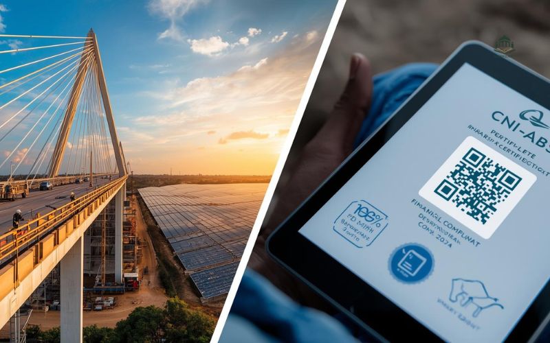 A digital investment certificate linked to real-world Nigerian infrastructure projects via CNI-ABS.